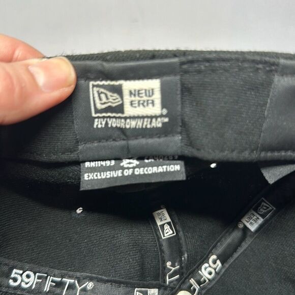 NEW ERA HC Head Coach Black Blue Raiders SnapBack Cap Hat - Picture 8 of 10